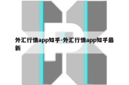 外汇行情app知乎-外汇行情app知乎最新