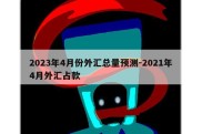 2023年4月份外汇总量预测-2021年4月外汇占款