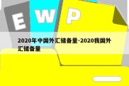 2020年中国外汇储备量-2020我国外汇储备量