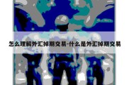 怎么理解外汇掉期交易-什么是外汇掉期交易