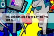 外汇交易mt4软件下载-外汇mt4软件交易平台