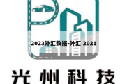 2023外汇数据-外汇 2021