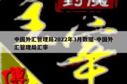 中国外汇管理局2022年3月数据-中国外汇管理局汇率