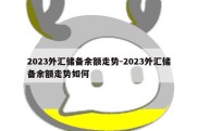 2023外汇储备余额走势-2023外汇储备余额走势如何