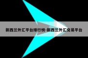 新西兰外汇平台排行榜-新西兰外汇交易平台