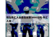 现在外汇入金最低就要3000元吗-外汇 入金