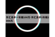 外汇高手一年赚100万-外汇高手1年赚2000万