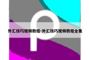 外汇技巧视频教程-外汇技巧视频教程全集