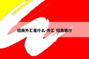 招商外汇是什么-外汇 招商银行