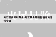 外汇牌价实时黄金-外汇黄金最新行情走势分析今日