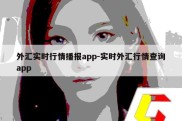 外汇实时行情播报app-实时外汇行情查询app