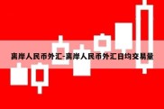 离岸人民币外汇-离岸人民币外汇日均交易量