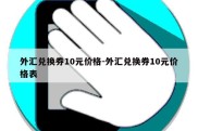 外汇兑换券10元价格-外汇兑换券10元价格表