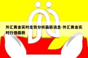 外汇黄金实时走势分析最新消息-外汇黄金实时行情最新