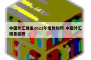 中国外汇储备2022年走势如何-中国外汇储备最新