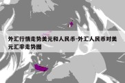 外汇行情走势美元和人民币-外汇人民币对美元汇率走势图