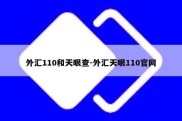 外汇110和天眼查-外汇天眼110官网