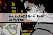 2023年9月外汇走势-2021年9月30日外汇中间价