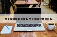 外汇保险机制是什么-外汇保险业务是什么