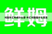 对敲外汇构成什么罪-外汇对敲是什么意思