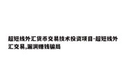 超短线外汇货币交易技术投资项目-超短线外汇交易,漏洞赚钱骗局