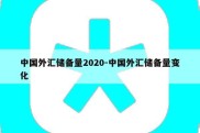 中国外汇储备量2020-中国外汇储备量变化