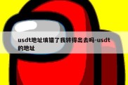 usdt地址填错了我转得出去吗-usdt的地址