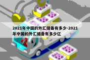 2021年中国的外汇储备有多少-2021年中国的外汇储备有多少亿