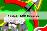 外汇sha是什么意思-外汇our sha