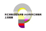 外汇核销流程及步骤-2019年外汇核销网上流程图