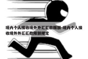 境内个人接收境外外汇汇款限额-境内个人接收境外外汇汇款限额规定