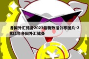 各国外汇储备2023最新数据公布图片-2021年各国外汇储备