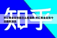 外汇黄金走势图怎么看涨跌-外汇黄金走势今日最新消息