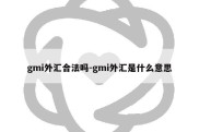 gmi外汇合法吗-gmi外汇是什么意思