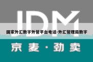 国家外汇数字外管平台电话-外汇管理局数字