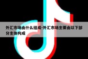 外汇市场由什么组成-外汇市场主要由以下部分主体构成