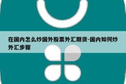 在国内怎么炒国外股票外汇期货-国内如何炒外汇步骤