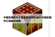 中国巨额的外汇储备是如何形成的-中国巨额外汇储备的成因