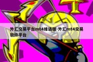 外汇交易平台mt4维语版-外汇mt4交易软件平台