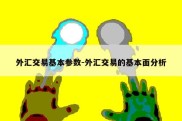 外汇交易基本参数-外汇交易的基本面分析