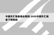 中国外汇储备缩水原因-2020中国外汇储备下降原因