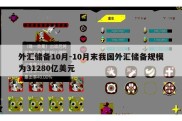 外汇储备10月-10月末我国外汇储备规模为31280亿美元