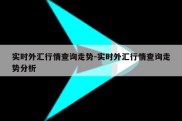 实时外汇行情查询走势-实时外汇行情查询走势分析