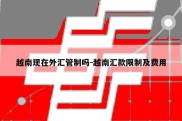 越南现在外汇管制吗-越南汇款限制及费用