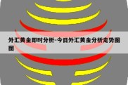 外汇黄金即时分析-今日外汇黄金分析走势图图