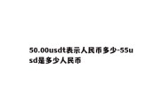 50.00usdt表示人民币多少-55usd是多少人民币